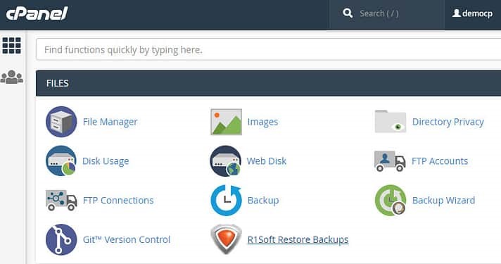 Bluehost-cPanel